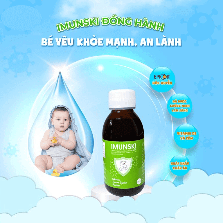 Vitamin D dạng vi nang trong IMUNSKI giúp ổn định chức năng của vitamin D