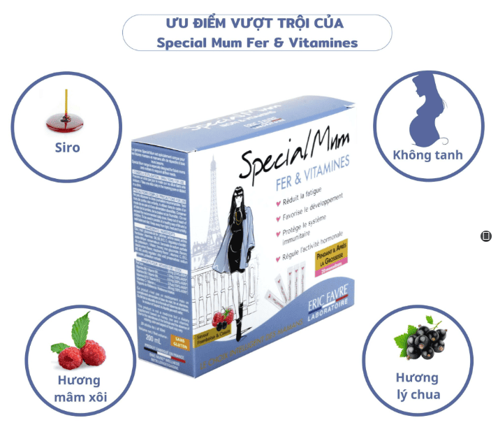 SPECIAL MUM Fer et Vitamines SPECIAL MUM Fer et Vitamines - bổ sung