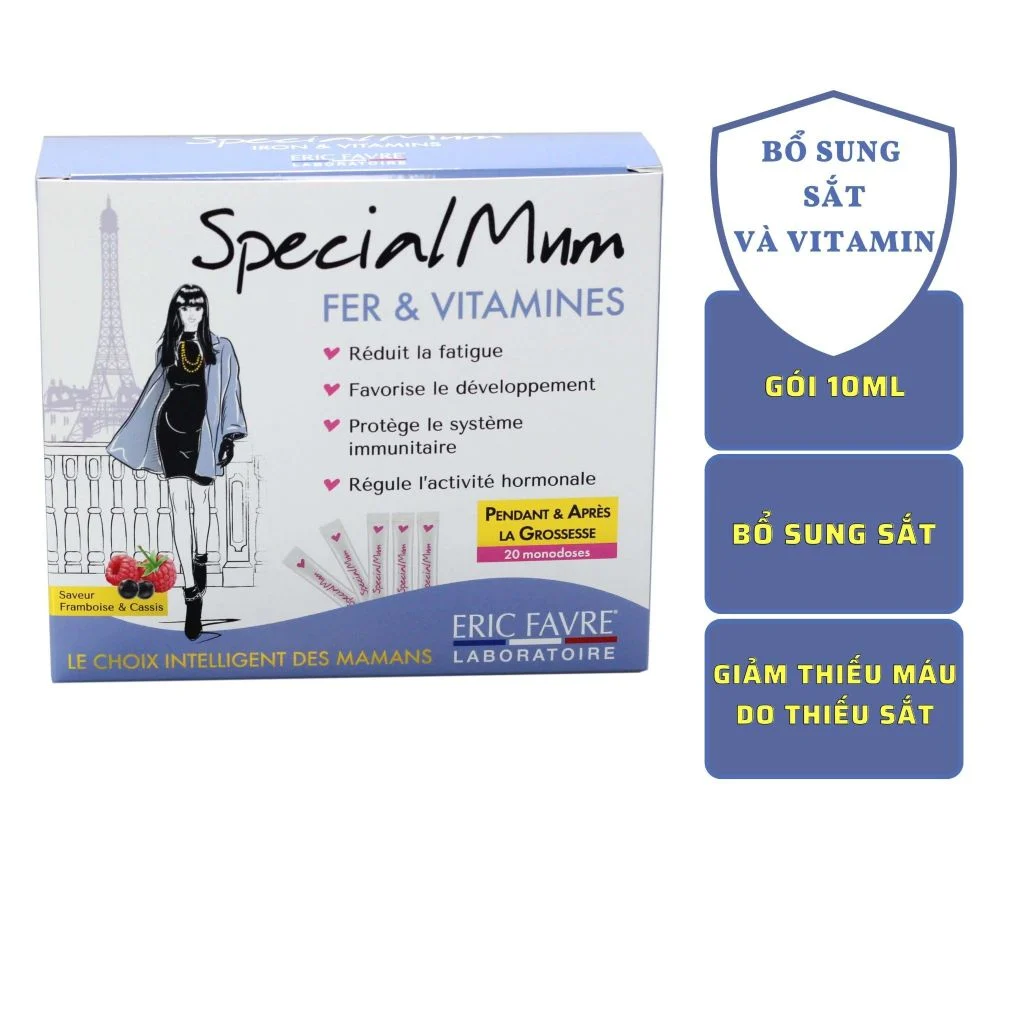 SPECIAL MUM Fer et Vitamines SPECIAL MUM Fer et Vitamines - bổ sung